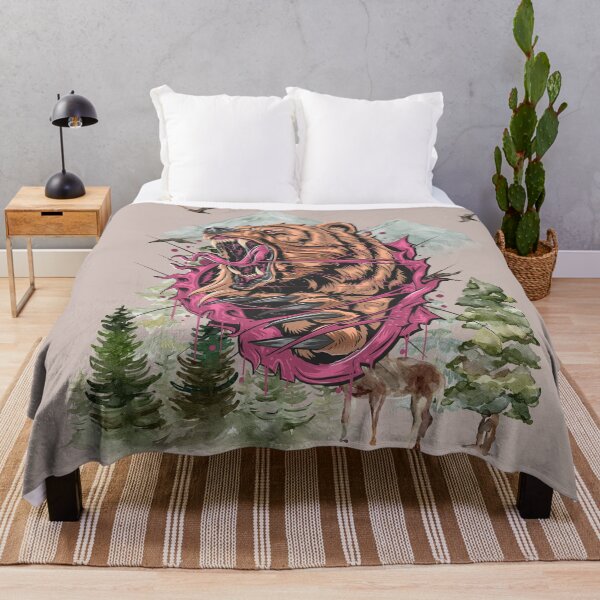 Item preview, Hungry Grizzly Forest Life  designed and sold by ArtOfStars.