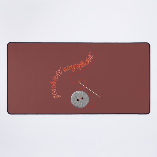 Item preview, Cleverly threaded - button, needle and thread - photo collage with lettering designed and sold by kikidu21.