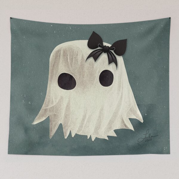 Item preview, Macie The Friendly Halloween Ghost • 'Ghost Friends' • 1 of 6 designed and sold by Lulus-Art.