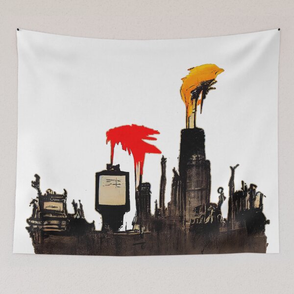 Item preview, Graffiti cityscape designed and sold by hamptidampti.