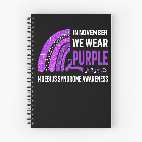 Item preview, In November We Wear Purple Moebius Syndrome Awareness designed and sold by Gillosina.