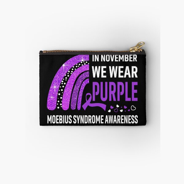 Item preview, In November We Wear Purple Moebius Syndrome Awareness designed and sold by Gillosina.