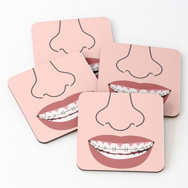 Item preview, funny mouth with braces designed and sold by nisscreations.
