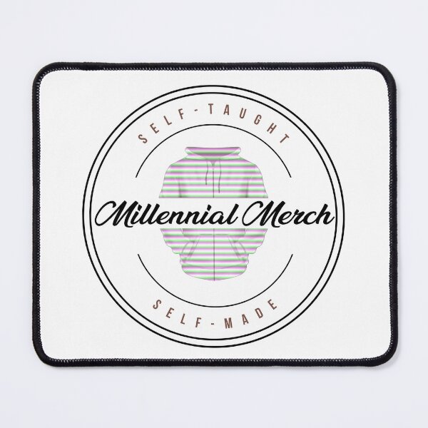 Item preview, Our Millennial Merch minimalist logo designed and sold by MyMerch4u.