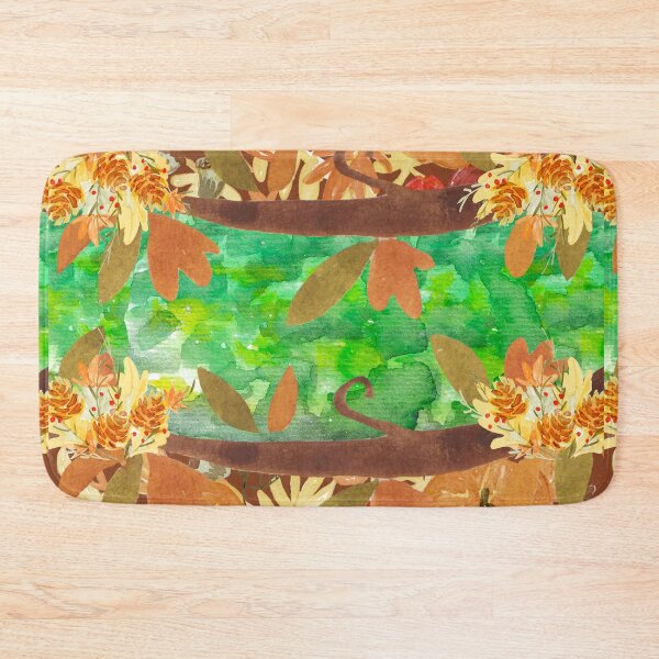 Item preview, Autumn Harvest (Pumpkin and Leaves) designed and sold by SimplyMe-Plus.