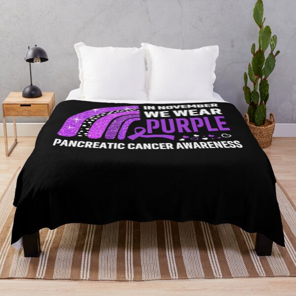 Item preview, In November We Wear Purple Pancreatic Cancer Awareness designed and sold by Gillosina.