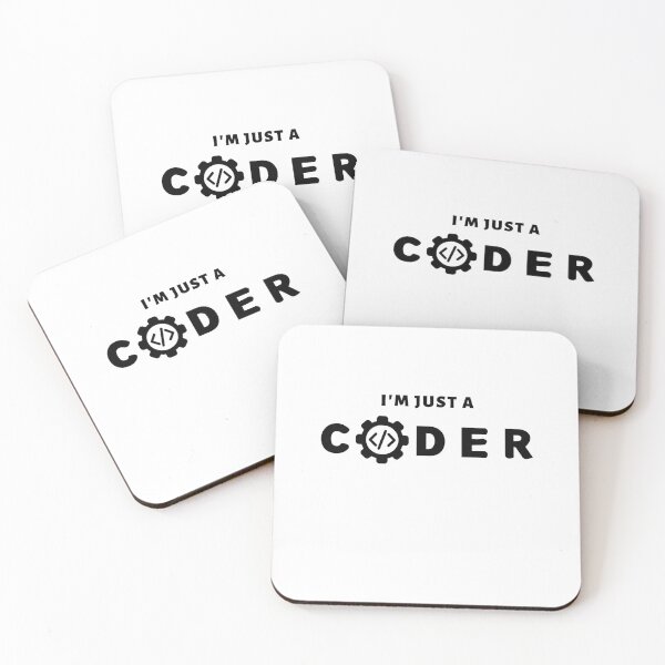 Item preview, I Am Just A Coder - Eat Sleep Code Repeat designed and sold by bsrishika.