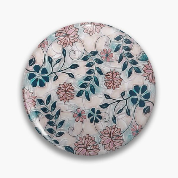 Item preview, Soft Pink Abstract Floral Pattern designed and sold by HappyLifeCreate.