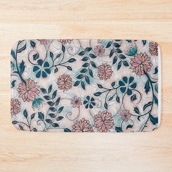Item preview, Soft Pink Abstract Floral Pattern designed and sold by HappyLifeCreate.