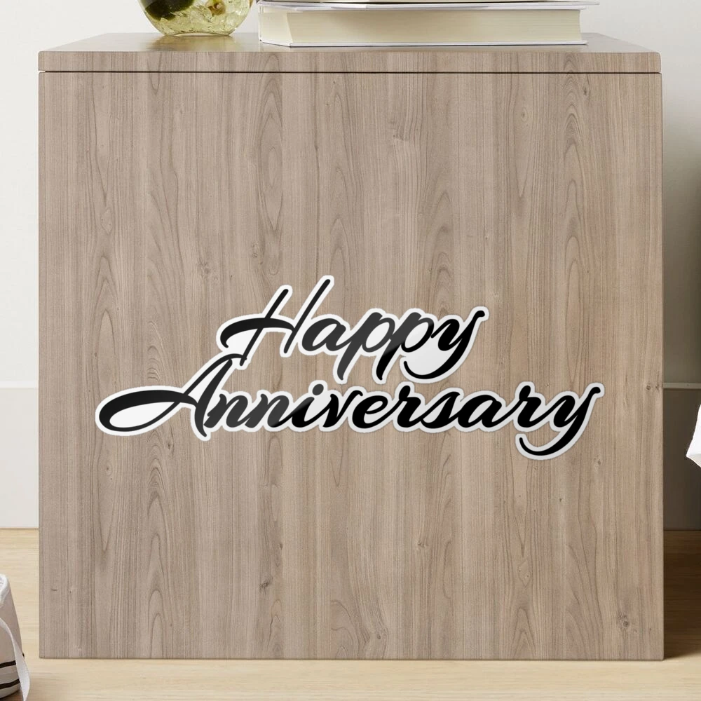 Happy anniversary - NOGALLERY - 3D wood lettering made in Cologne, 14