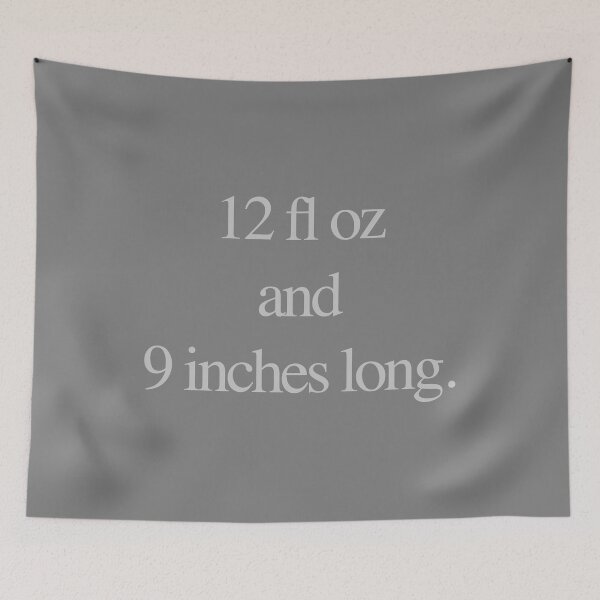 Item preview, 12 fl oz and 9 inches. designed and sold by claywalkr.