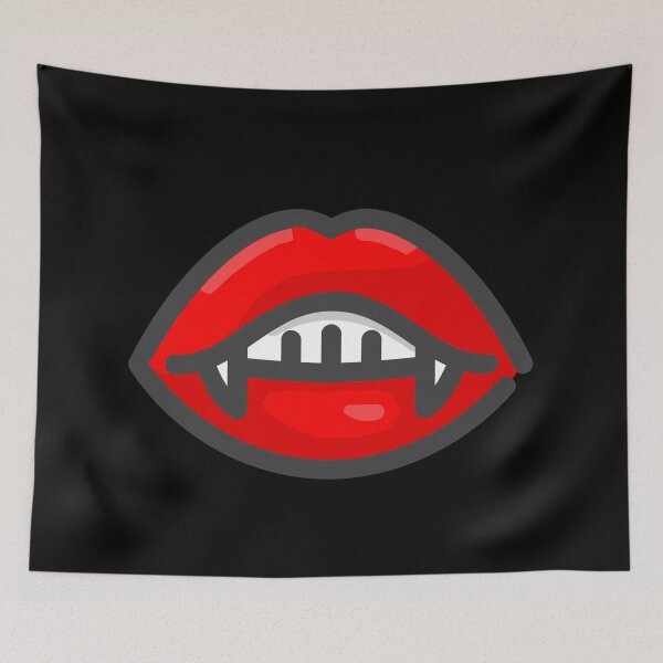Item preview, red sexy halloween vampire teeth designed and sold by Gossip Rag.