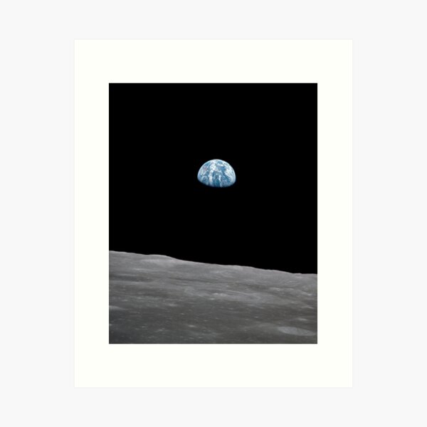 Earth Rise - Apollo 11 Art Print