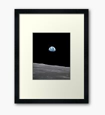 Earth Rise - Apollo 11 Framed Print