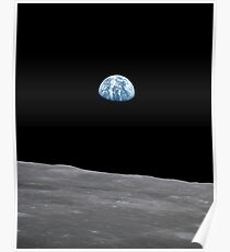 Earth Rise - Apollo 11 Poster