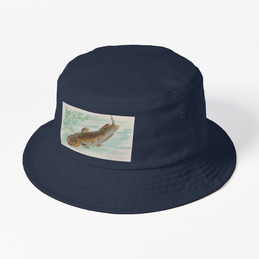 Fishing the Times - Catfish Bucket Hat for Sale by JVANSpremium