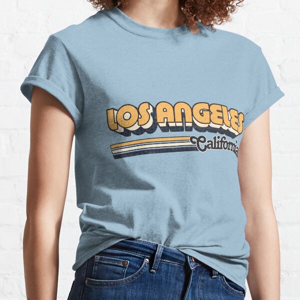 Los Angeles - California - Throwback Design - Classic T-Shirt