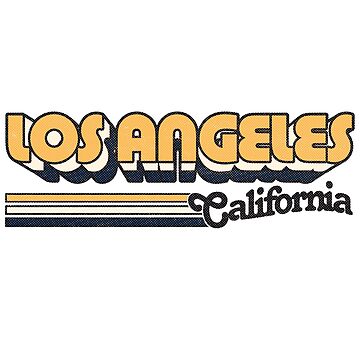 Artwork thumbnail, Los Angeles, CA | City Stripes by retroready