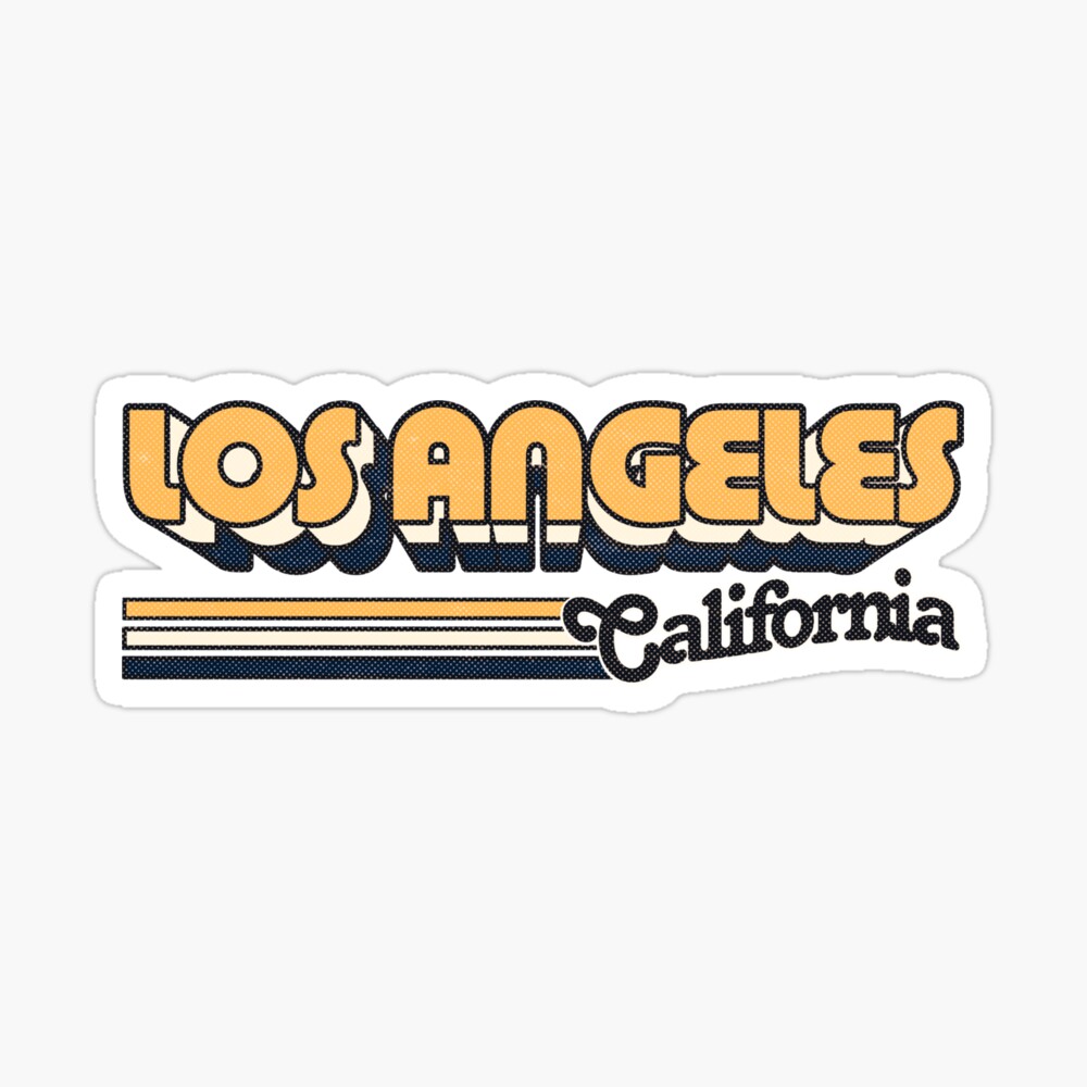 Los Angeles, CA | City Stripes Sticker