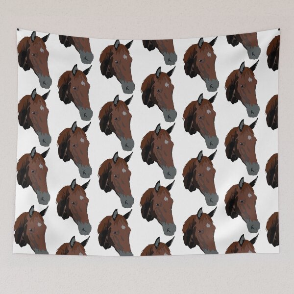 Item preview, Dark chestnut horse  designed and sold by LeahcarsArt.