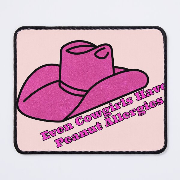 Item preview, Hot Pink Cowgirls Have Peanut Allergies designed and sold by Pink Ribbon.