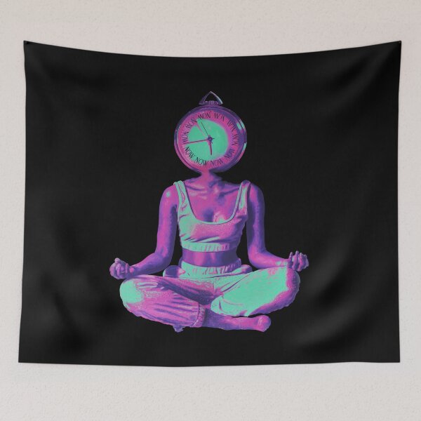 Item preview, Present Moment - Yoga Designs, Surreal Oil Painting  designed and sold by CheHojas.
