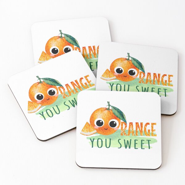 Item preview, Orange You Sweet - Orange Food Pun designed and sold by PirateAvocado.