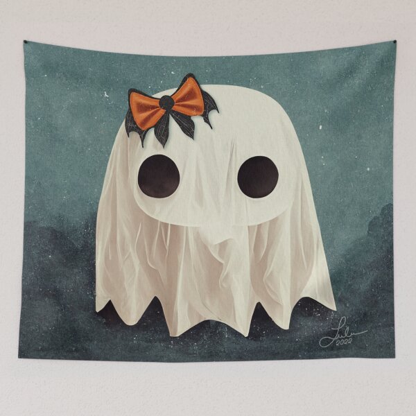 Item preview, Maggie The Friendly Halloween Ghost • 'Ghost Friends' • 3 of 6 designed and sold by Lulus-Art.