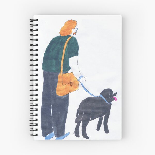 Item preview, man with a dog designed and sold by maybemary.