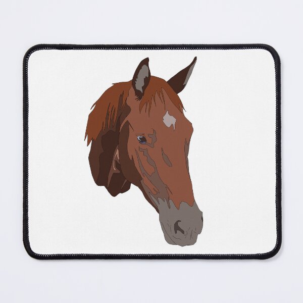 Item preview, Chestnut horse head designed and sold by LeahcarsArt.