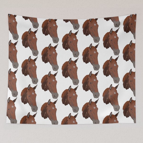 Item preview, Chestnut horse head designed and sold by LeahcarsArt.