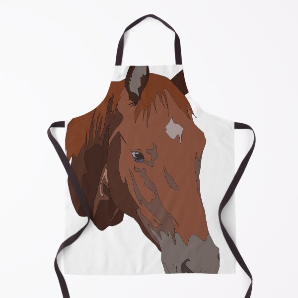 Item preview, Chestnut horse head designed and sold by LeahcarsArt.