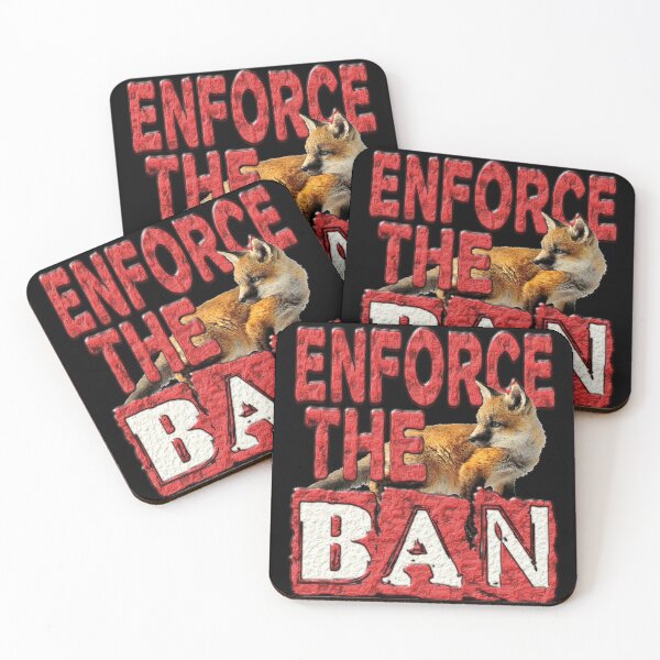 Item preview, ENFORCE THE BAN designed and sold by Paparaw.