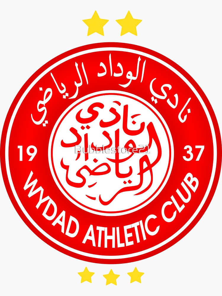 "WYDAD ATHLETIC CLUB -WAC-" Sticker for Sale by Bubblestore21 | Redbubble