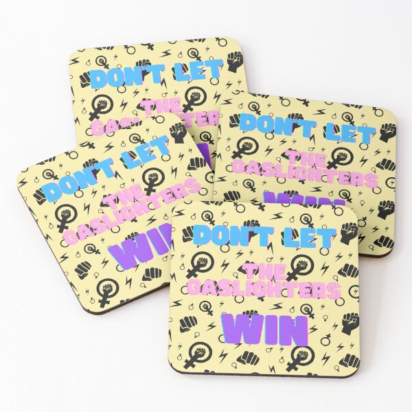 Item preview, Don' let the gaslighters win, 80s style designed and sold by Colleen Griffith.