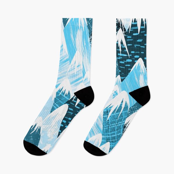 Item preview, Funny snow covered mountains peaks designed and sold by Jelisandie.