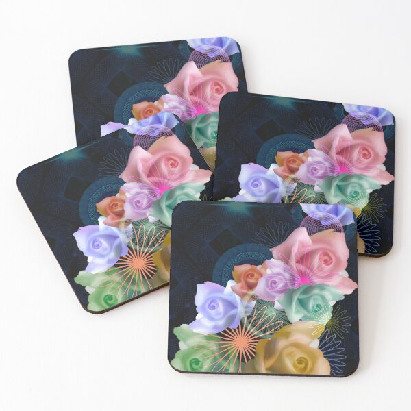 Item preview, Spirograph amongst roses designed and sold by RachelEDesigns.