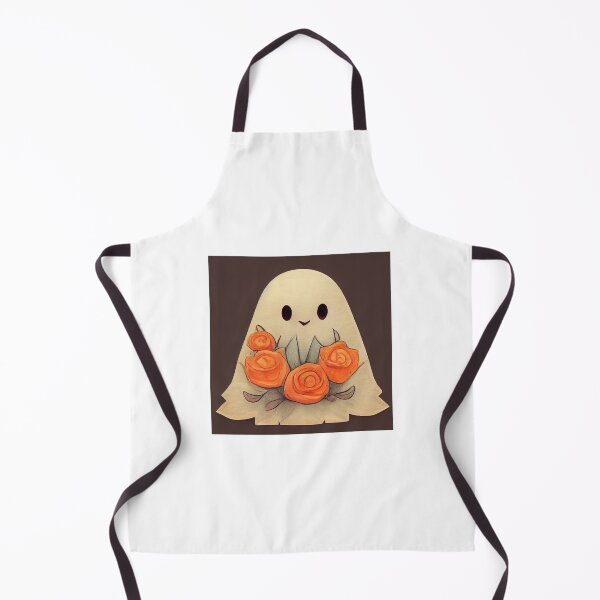 Item preview, Cute Ghost with Flowers designed and sold by UDBlog.