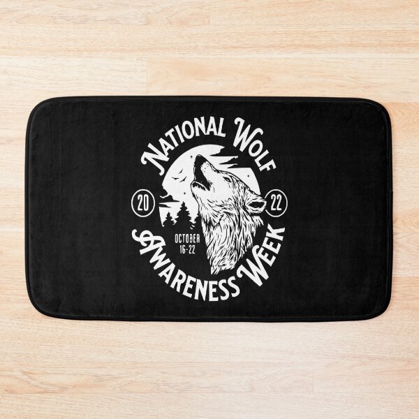 Item preview, National Wolf Awareness Week October 16-22, 2022 designed and sold by printhappy4you.