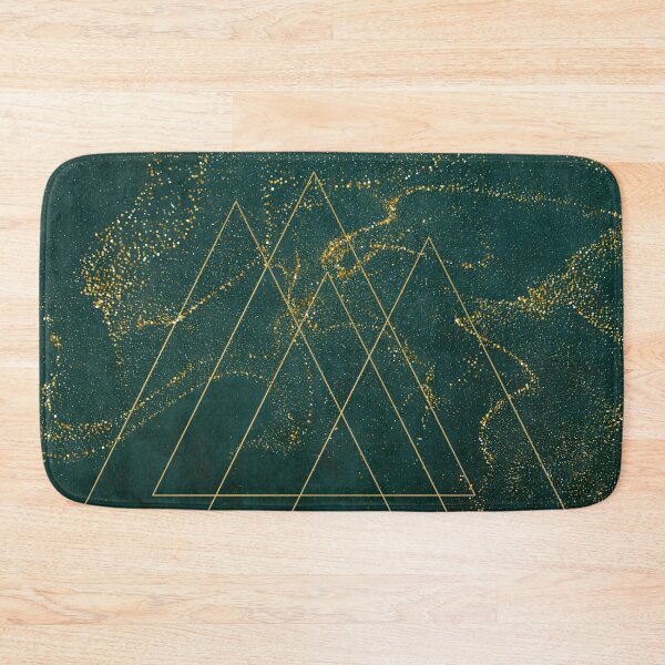 Item preview, Deep Green and Gold Abstract designed and sold by Lylabean22.