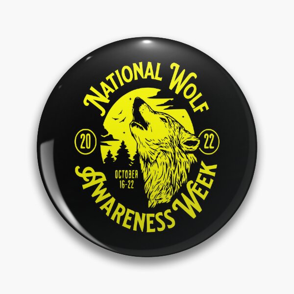 Item preview, National Wolf Awareness Week October 16-22, 2022 designed and sold by printhappy4you.