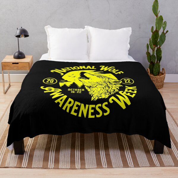 Item preview, National Wolf Awareness Week October 16-22, 2022 designed and sold by printhappy4you.