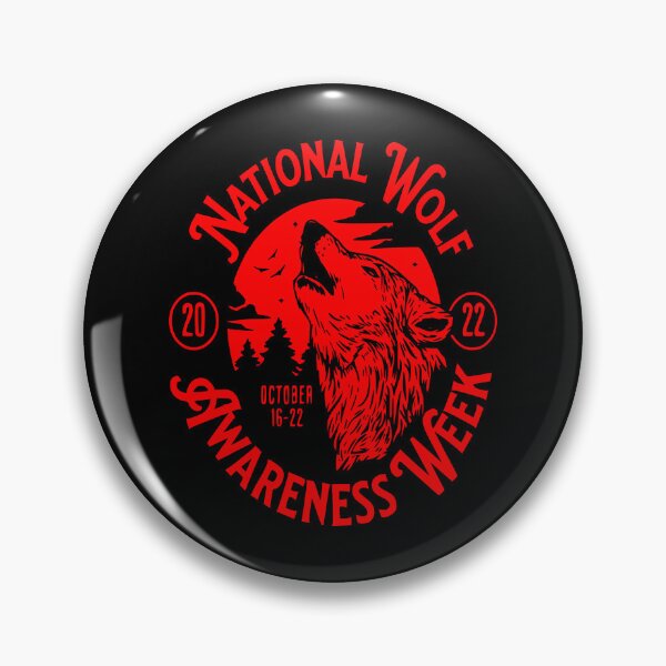 Item preview, National Wolf Awareness Week October 16-22, 2022 designed and sold by printhappy4you.