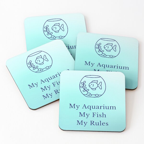 Item preview, My Aquarium My Fish My Rules Fish Tank Fishkeepers Aquarist Humor designed and sold by InterpreTees.