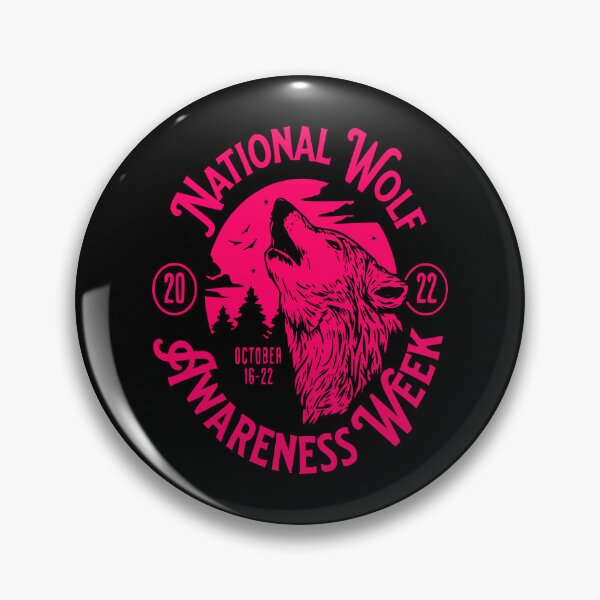 Item preview, National Wolf Awareness Week October 16-22, 2022 designed and sold by printhappy4you.