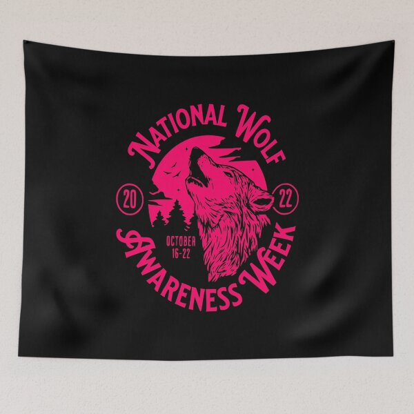 Item preview, National Wolf Awareness Week October 16-22, 2022 designed and sold by printhappy4you.