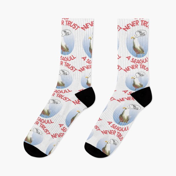 Item preview, never trust a seagull - angry animals  designed and sold by nerdy-northern.