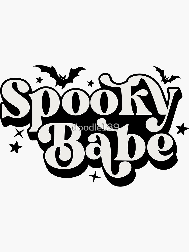 Pastel Spooky Babe Decal