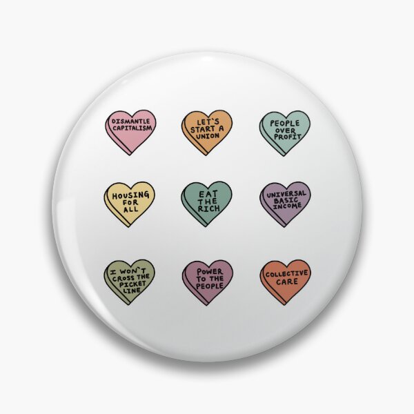 Item preview, Anti-Capitalist Candy Hearts designed and sold by juliefeng.