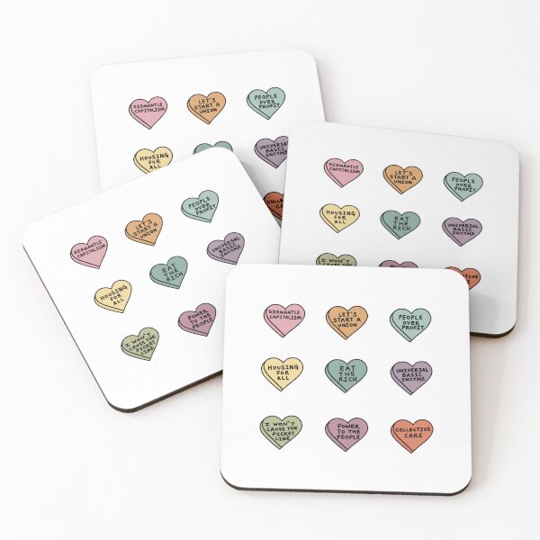 Item preview, Anti-Capitalist Candy Hearts designed and sold by juliefeng.